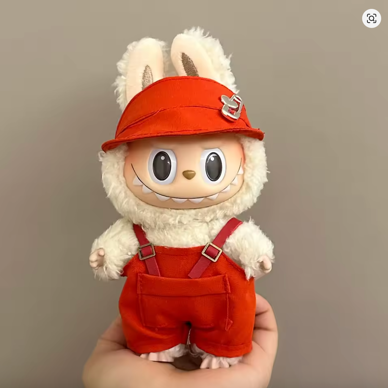 Handmade Plush Doll Clothes– Red dress